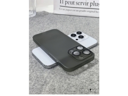 Capa Para Iphone 17 Pro Max, Preta Fosca, Com Acabamento Magnético, Ultrafina E Resistente.