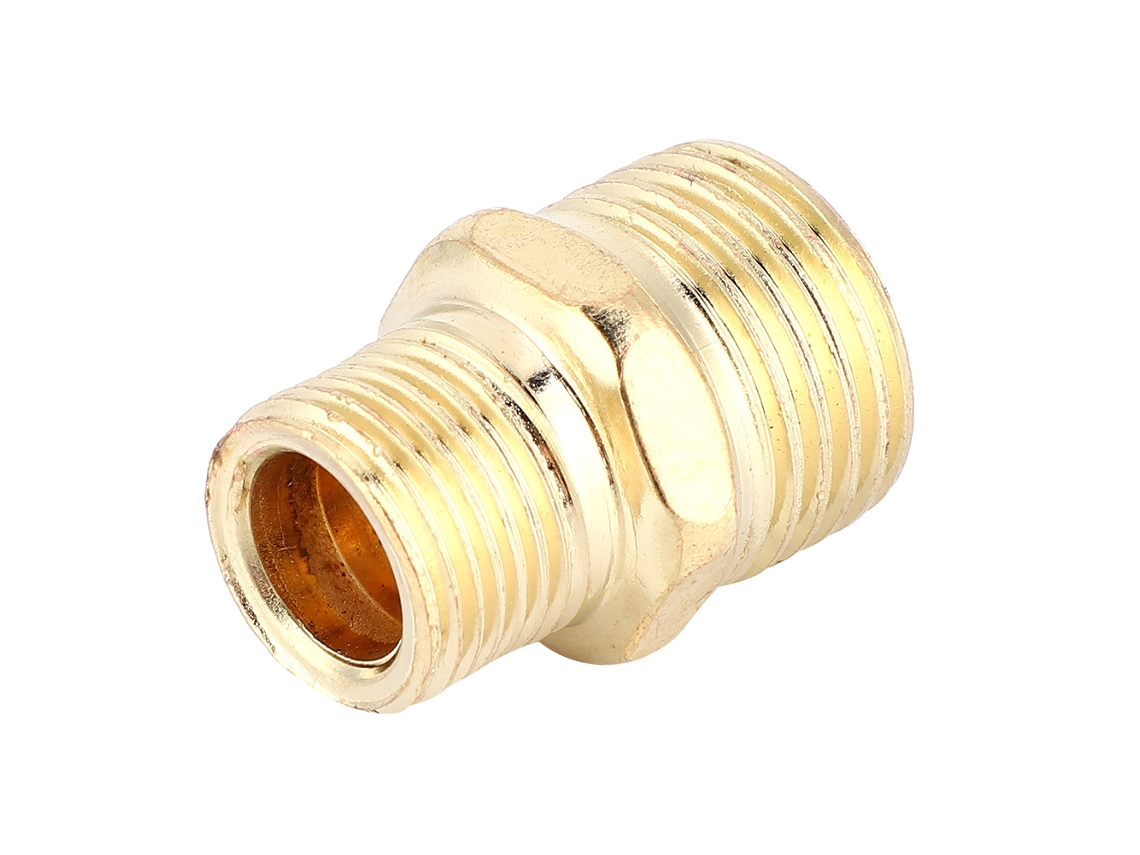 Conjunto De 5 Conectores Rápidos Steel Laxiscreed Com Rosca Bspt Macho, 3/8" A 1/2", Montagem Fácil