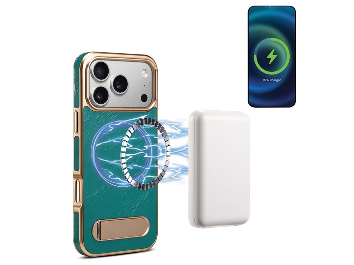 Capa Denior Para Iphone 17 Pro Magsafe A251 Com Acabamento Eletrogalvanizado - Azul