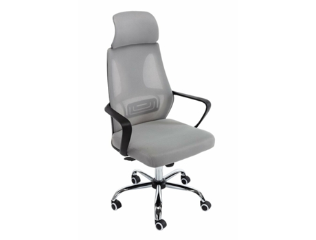 TOPESHOP FOTEL NIGEL SZARY, ASSENTO ACOLCHOADO, E.