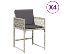 Garden Chair, Garden Chairs Vidaxl Cinzeto Rattan / Vime (n/a)