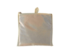 Sacola De Compras Grande, Dobrável E Reutilizável, Lavável, De Cor Sólida E Simples, Suporta Até 11 Kg, Feita De Tecido Oxford Com Cordão Resiste
