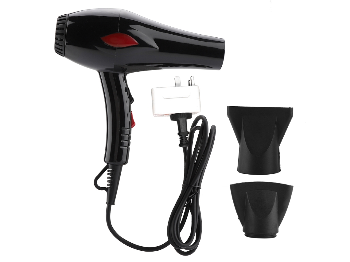 Laxiscreed Secador De Cabelo 1800w Com Íons Negativos, Função Frio E Quente, Padrão Reino Unido 220v