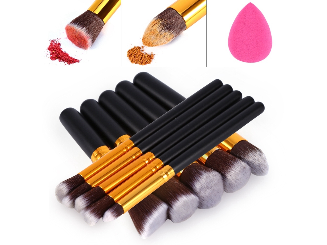 Pinceis Maquiagem Facial Aplicar Base Sombra Olhos