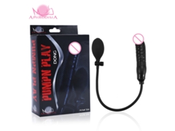Brinquedo Sexual Inflável Para Mulheres Aphrodisia Lâmpada Vibradora Dildo Preto