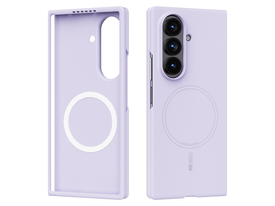 Capa Magsafe Para Samsung Galaxy Z Fold8 Ultra, Capa Protetora De Silicone Líquido Gertiz (roxo)