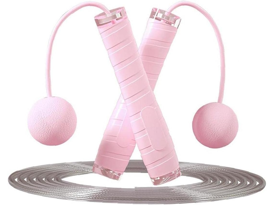 1-corda De Pular Ajustável 2em 1, Sem Corda, Com Rolamento De Esferas, Corda De Pular Sem Para Exercícios, Treino Em