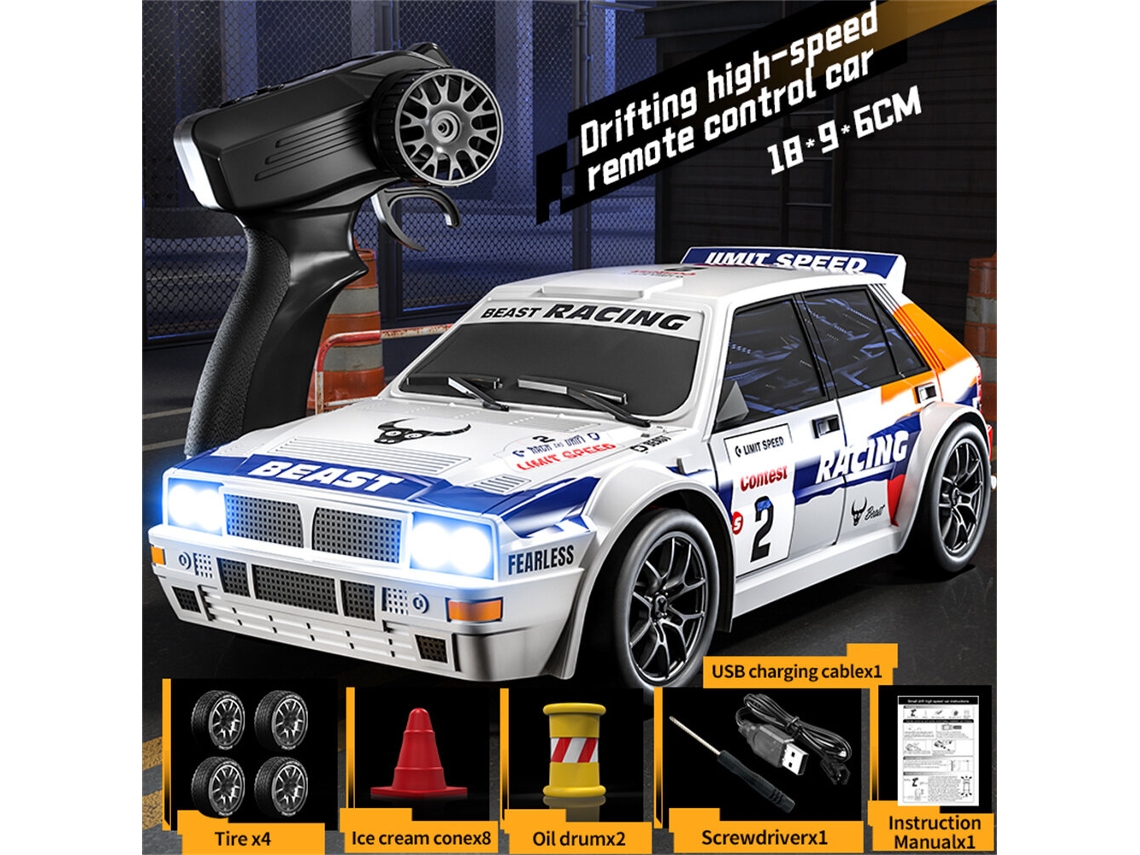 uma Bateriazll Sg204 Pro Rtr 1/24 2.4g 4wd Drift Rc Car Mini Led Light Remote Control High Speed ​​on road Racing Vehicle Model Boys Gifts Toys MDUG