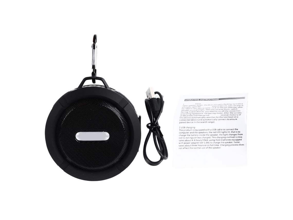 Suporte de Telefone Mali com Alto-falante Bt, Carregável, 1500mah, Apoio de Mesa para Carregamento