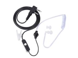 Fone de ouvido headset Mali com 2 pinos universal para rádio walkie talkie K Head