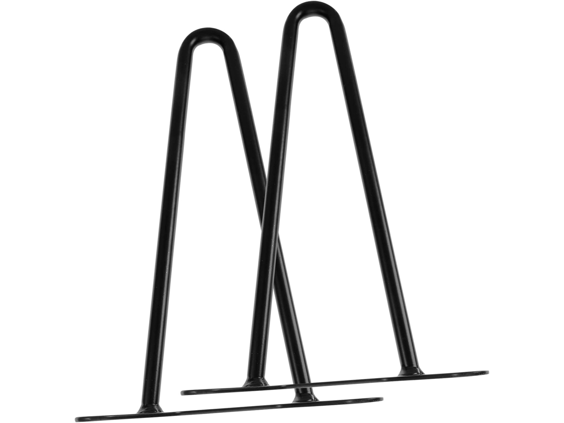 Gatuida 2 Peças Pés De Mesa Em Grampo Cabelo, Resistentes, Em Ferro, Para Móveis, Ideais Para Mesa De Centro E