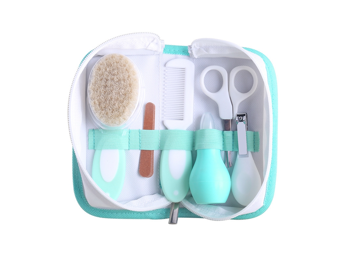 Corta-unhas Para Bebé, Conjunto De Corta-unhas Para Bebé, Corta-unhas, Penli Para Bebé E Aspirador Nasal - Verde Claro, Lã.
