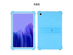 Capa Para Tablet Lurelia, Compatível Com Samsung Sm T505c, Tab A7 De 10,4", Azul Celeste, Silicone, Proteção Antiquedas