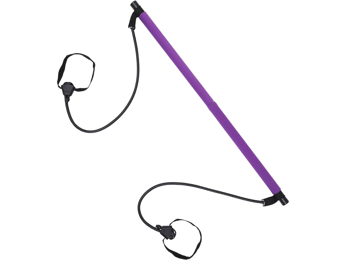 Barra De Pilates Multifuncional Ajustável Toyandona 90 Cm Com Faixas