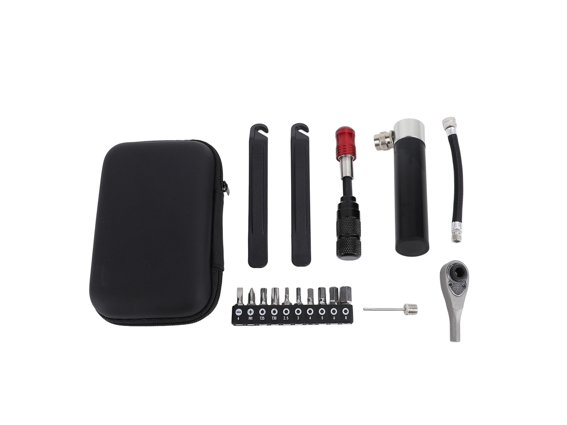 Kit de Ferramentas para Bicicleta com Chave de Rosca e Pneu