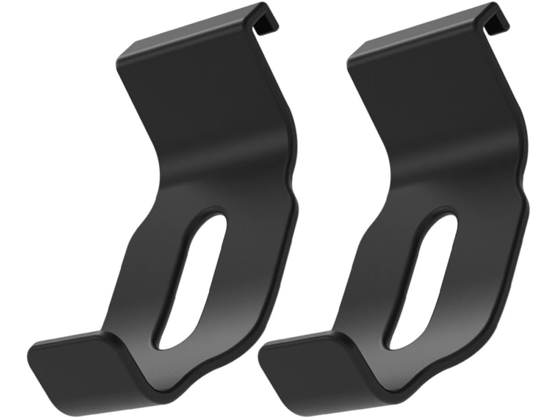 Abaodam Support Pour Casque De Jeu Sans Perçage 2 Pièces Support De Casque Pour Manette Abs Noir Base Stable