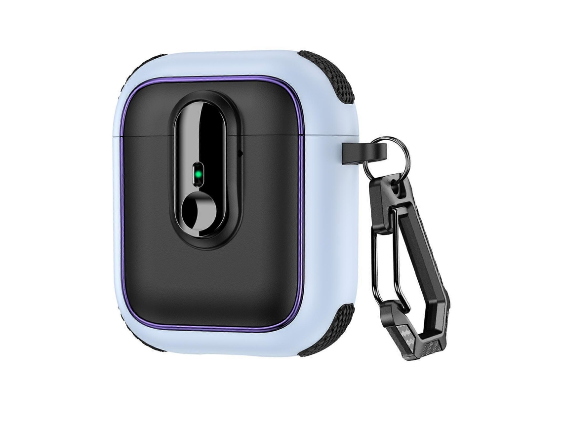 Estojo Magnético Armor Para Fones De Ouvido Sem Fio Airpods 1/2 Com Trava De Segurança