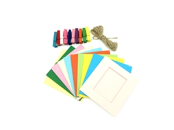 Quadro De Fotos Em Kraft Paper Laxiscreed Para Diy, Pendurável E Ideal Para Guardar Memórias Familiares