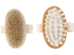 Lurelia Kit De 2 Escovas De Massagem Corporal De Cuidado Corporal, Massagem Suave