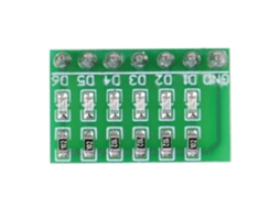 Placa Indicadora Led Digital 6 Bits Módulo para Breadboard Diy 3 12v