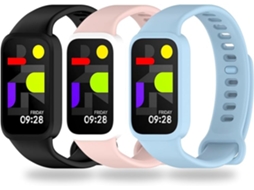 Kit 3 Pulseiras Integrais Tpu+pc Compatível Mi Band 9 Active e Redmi Band 3, Macio Respirável, Moldura Protetora Anti risco Ajustável. YANYXR