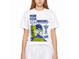 Rockinstone Horror Movies Flesh And Innocence White Adult T-shirt Size:l