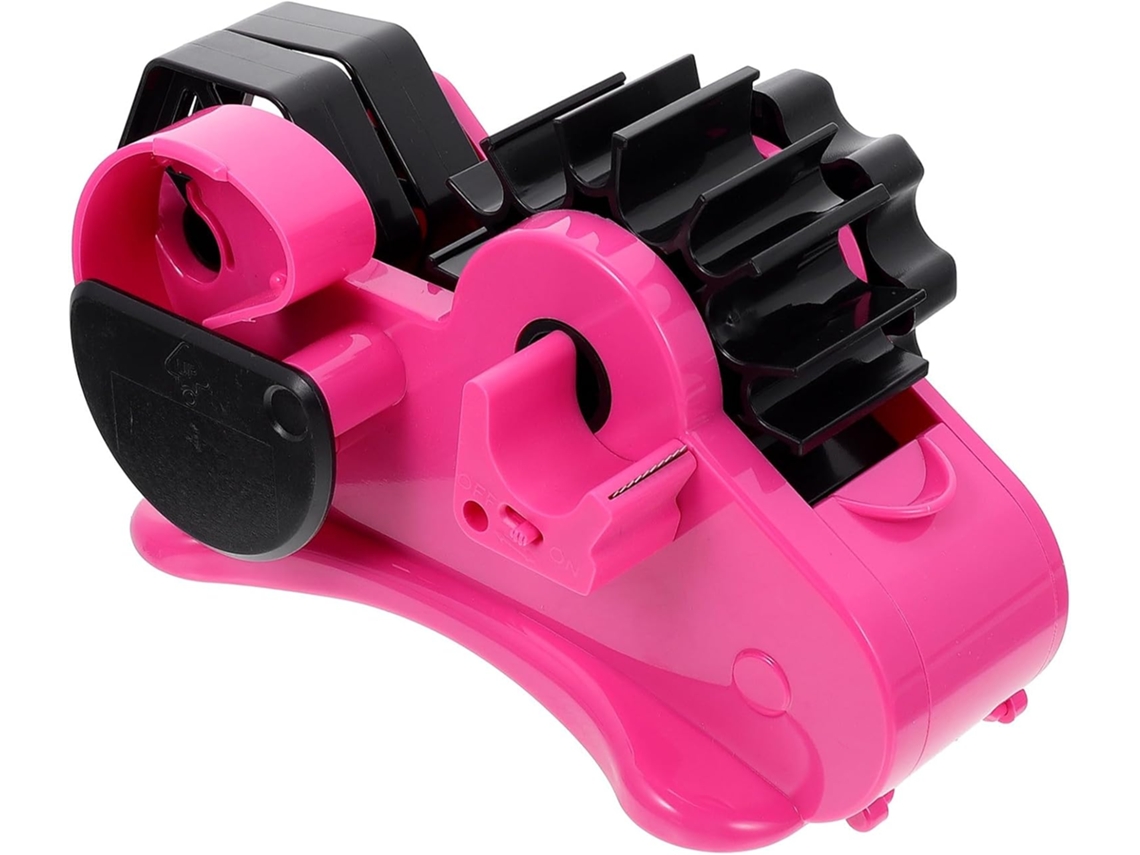Dispensador De Fita Térmica Multifuncional Semiautomático, Suporte De Mesa Rosa Para Fitas 1a 3 Polegadas, Cortador De