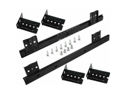 Corrediças Para Gaveta De 350 Mm Com Rolamentos De Esferas Para Bandeja De Teclado (1 Par) Pretas