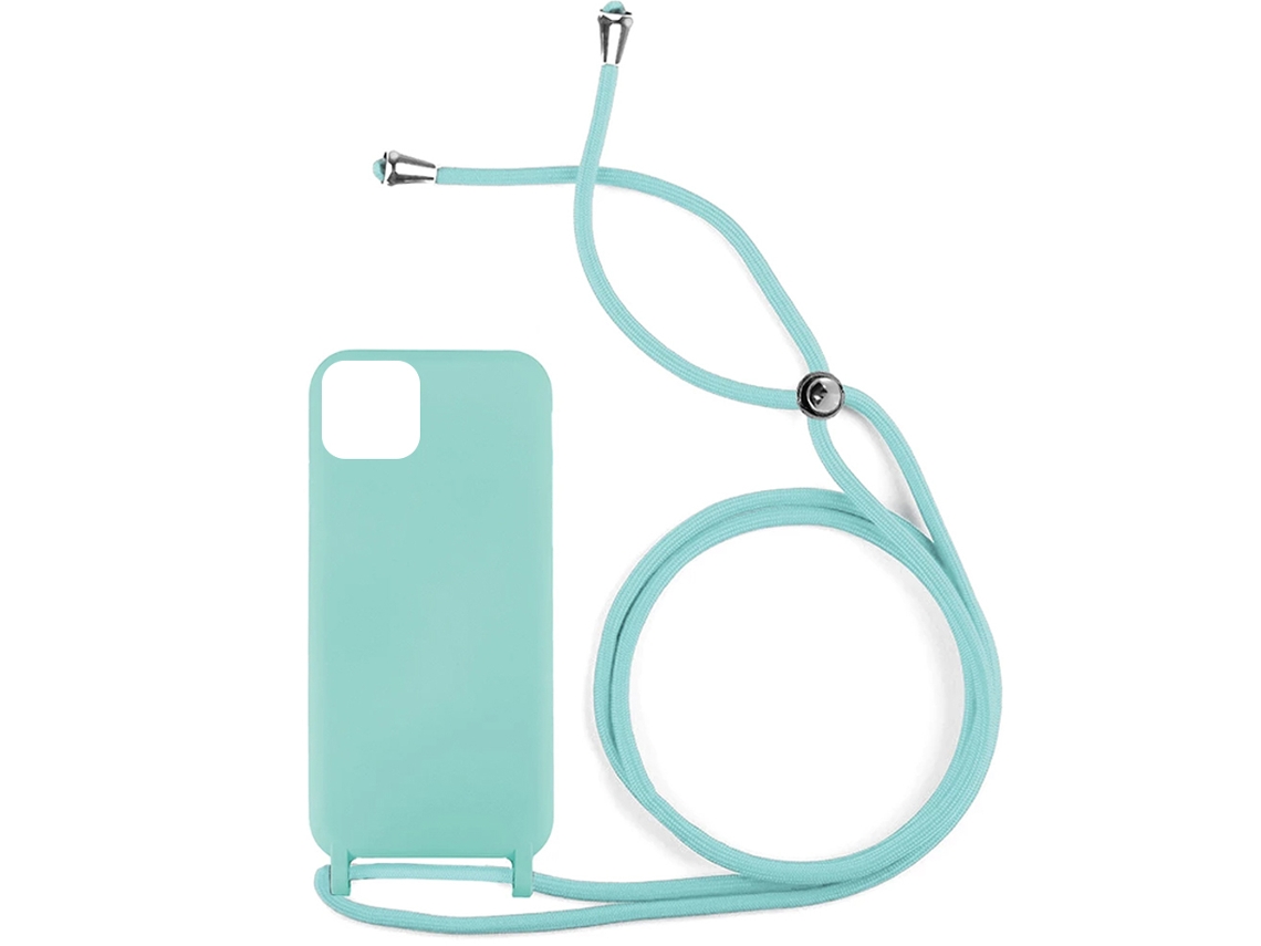 Capa Skyhe para Xiaomi Redmi 12C Gel Rope Verde Água