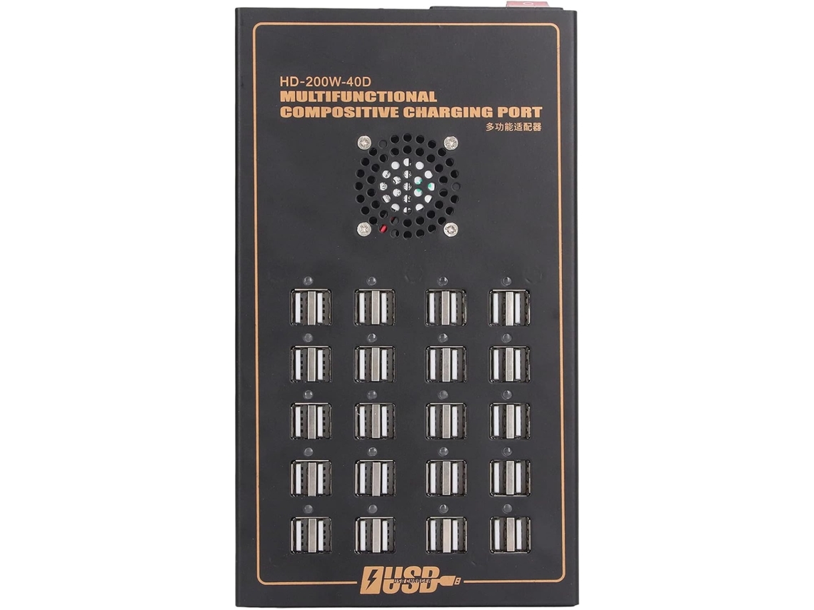 Hub Usb Alimentado Com 20 Portas, Divisor De Dados E Estação