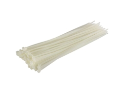 Pacote Com 100 Abraçadeiras De Nylon, Brancas/naturais, 370 Mm X 4, 8 Mm, Abraçadeiras De Plástico Alta Qualidade