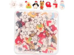 Plafope 80 Peças Tachinhas De Natal Para Decoração Casa