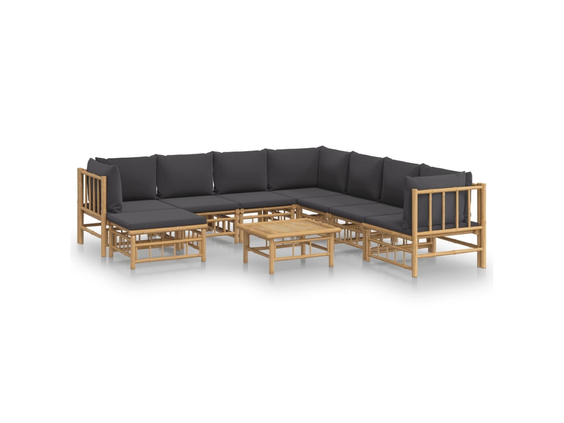 Garden Lounge Set, Garden Lounge Sets Vidaxl Marrom Bambu (n/a)