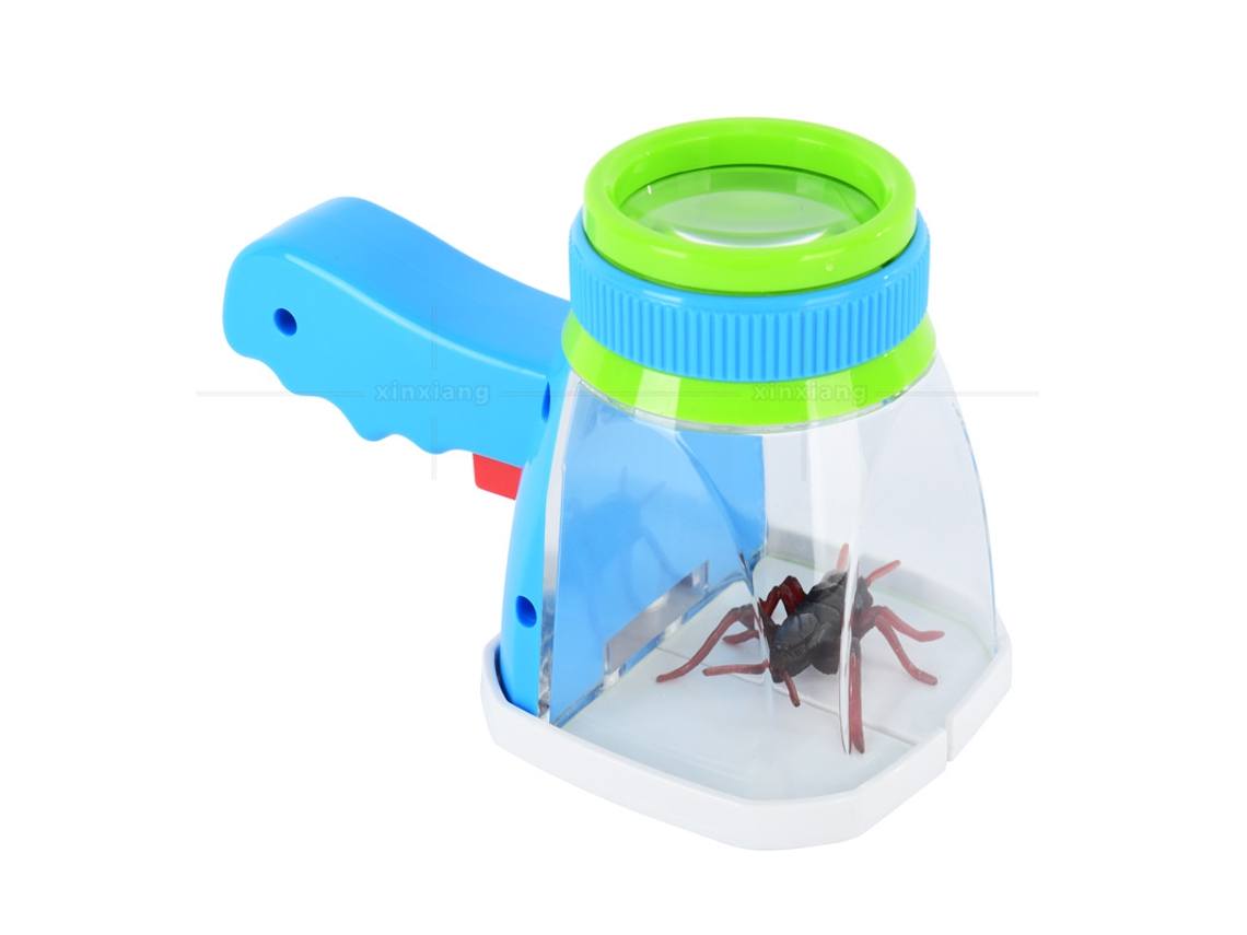 Lupa de Mão para Observar Pequenos Animais e Plantas, Ideal para Estudantes, Brinquedo Científico BRILVIBERA
