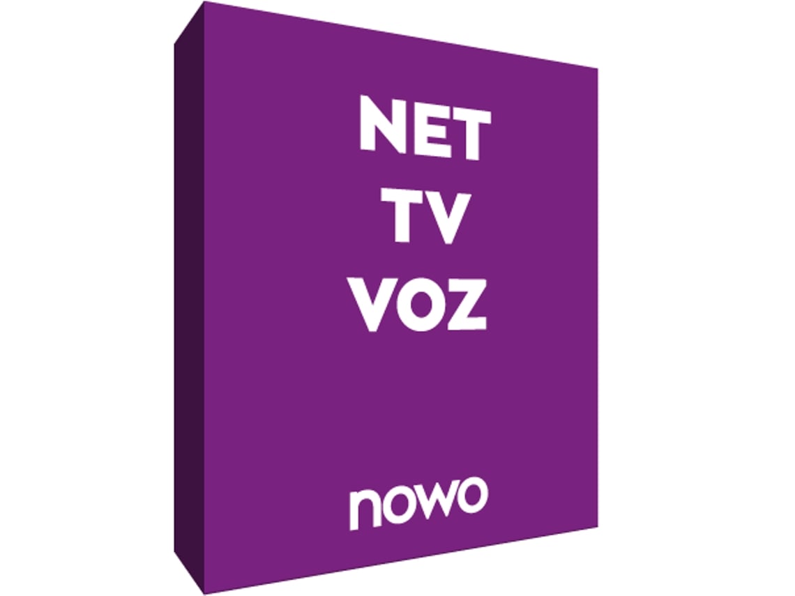 Pacote TV NOWO 3P Android TV 4K (TV FAMÍLIA - 120 Mbps)