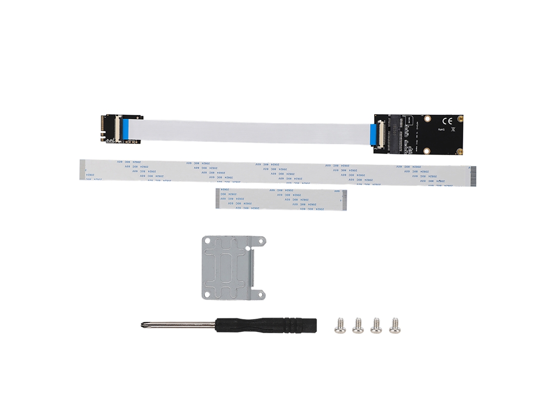 Cabo De Extensão Ngff Key Ae Para Mini Pcie Cartão Wi Fi Para Placa Mãe M.2 Luz Dourada
