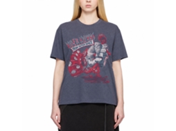 Rockinstone Killer Klowns Sqeeze Heather Vintage Blue Adult T-shirt Size:m