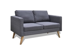 Sofa, Sofas Vidaxl Cinzeto Tecido (n/a)