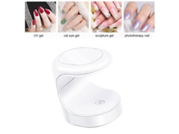 Mini lâmpada portátil UV/LED para unhas, secador elétrico para esmalte em gel LY EBIKE
