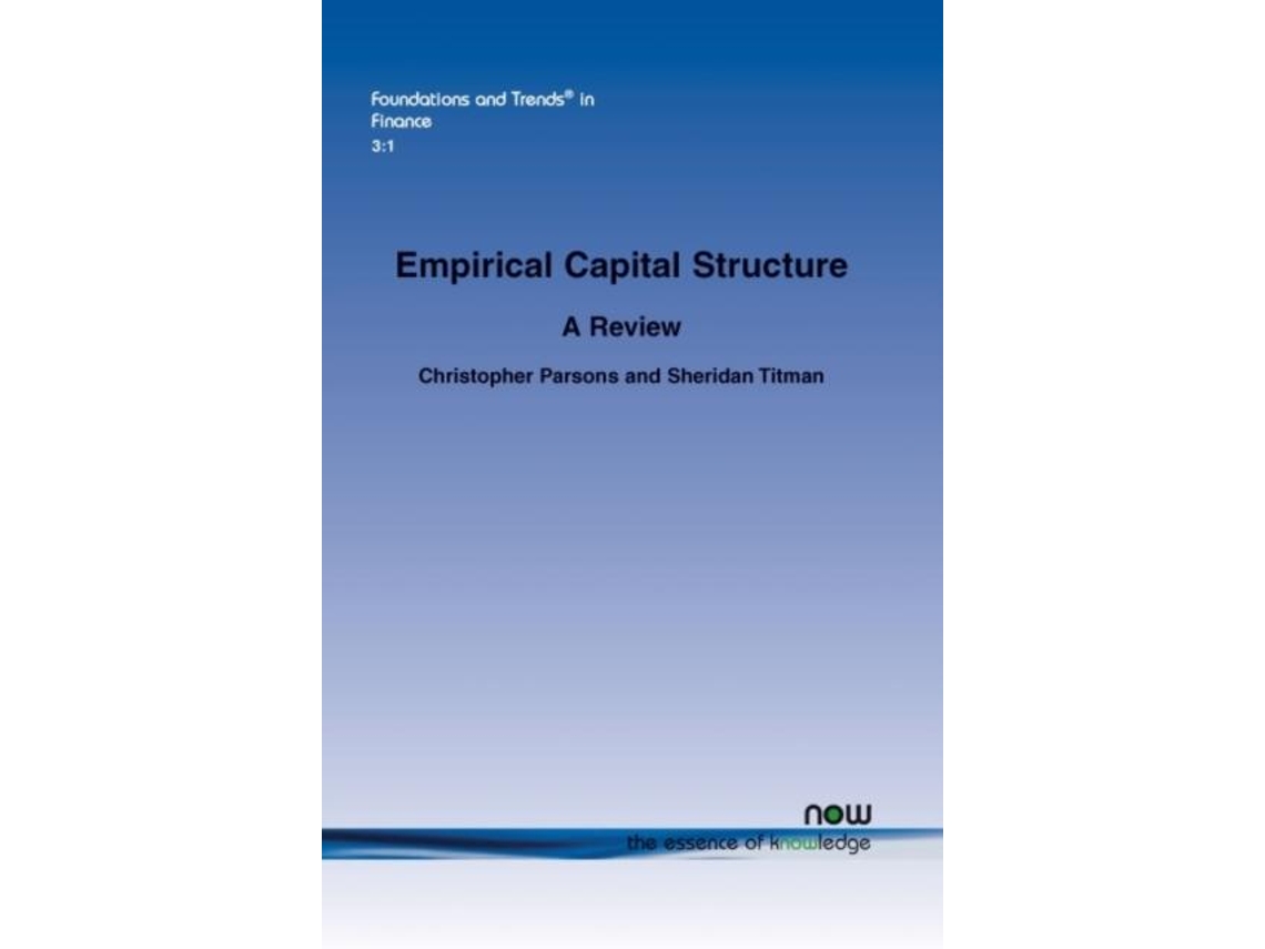 Livro Empirical Capital Structure De Christopher Parson (inglês)