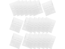 50 Unidades de Capas Protetoras para Cartões Fotográficos K pop, Tamanho A5, com 4 Compartimentos Cada, em Pvc