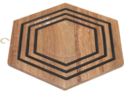 Suporte Magnético Hexagonal Para Panelas, Panelas, Pratos E Bules, Com Base Antiderrapante E Resistente Ao Calor