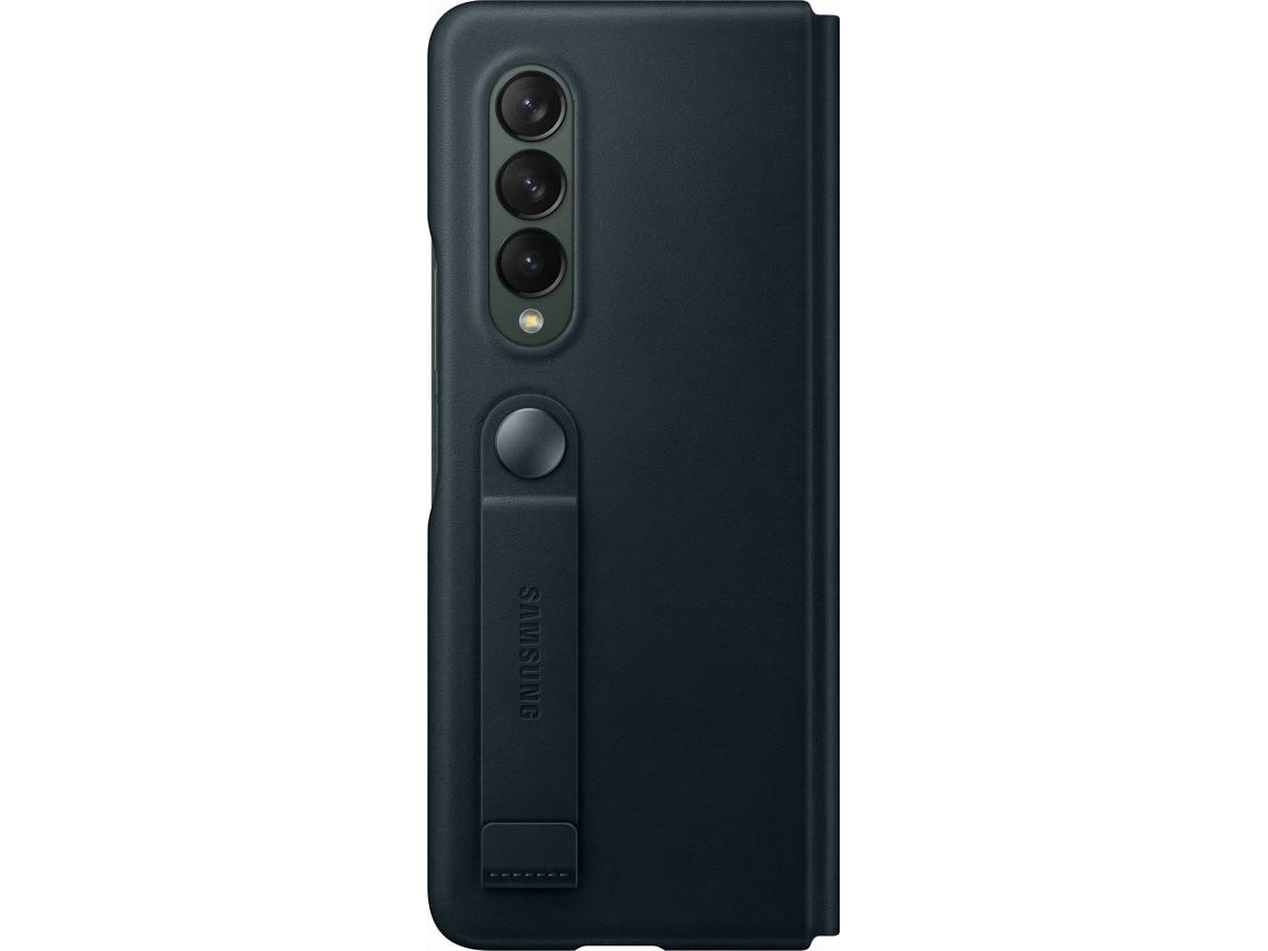 Capa SAMSUNG Zfold3 Leather Flip Verde