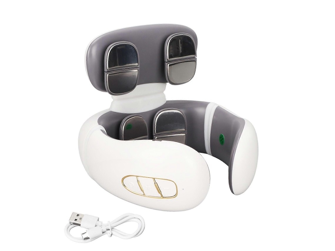 Smart Wireless Neck Massager, Electric Vibrating Massager For Cervical Spine With Knee Function (ymmr)