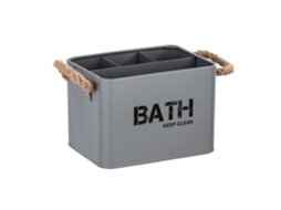 Cesta de banho com compartimentos Gara Wenko cinza