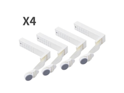 Conjunto De 4 Prendedores De Lençol Retráteis Para Uso Doméstico, Com Fivela Invisível E Sistema Antideslizamento.