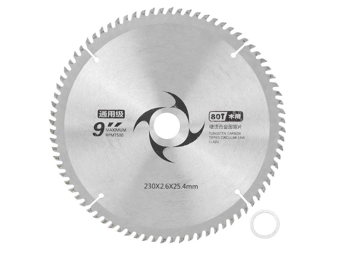 Disco de serra circular de carboneto para marcenaria, disco de corte ultrarresistente (80 dentes) 80 dentes