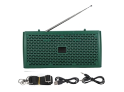 Aetheria alto falante Bluetooth Portátil Solar 5.0 com Lanterna Led e Rádio Fm Wireless
