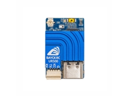 Receptor Bayckrc Ur500 de 120 Mm, Dupla Frequência , Banda Dupla, 500 Mw, para Drones de Corrida Fpv e Aviões Rc. MDUG (2,4 Ghz/868 Mhz/900 Mhz)