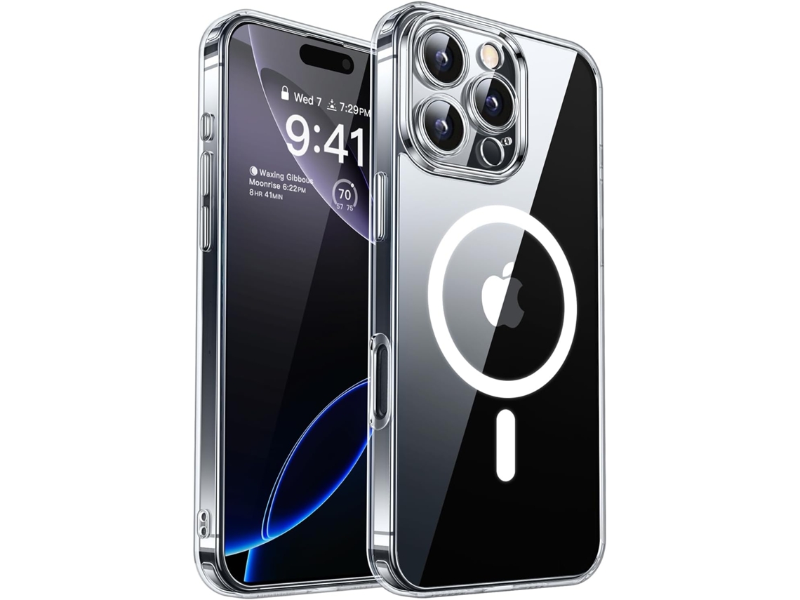 Capa Magnética Para Celular Compatível Com Iphone 16 Pro Max, Da Câmera, ​​rosa Claro
